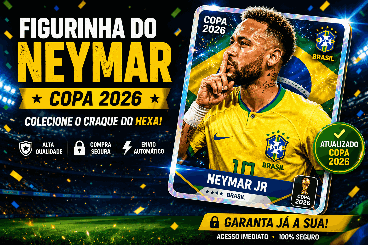 Figurita Neymar